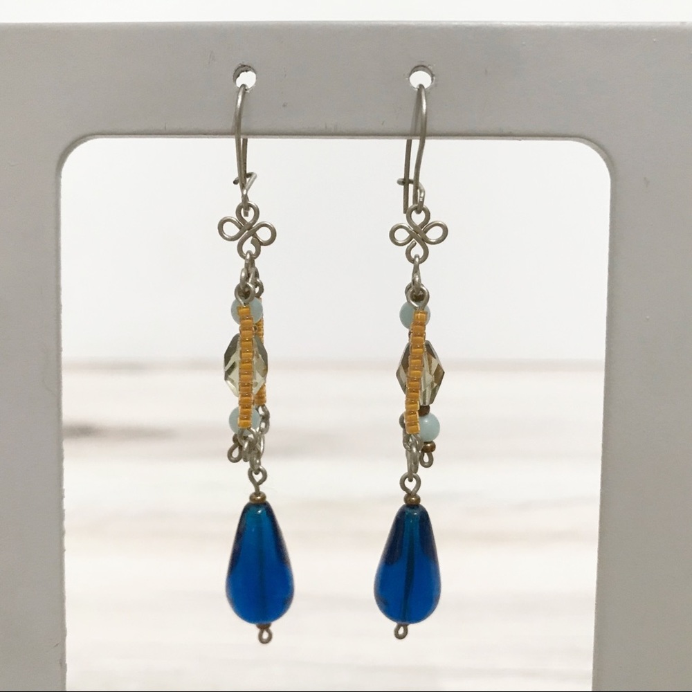 • Artisan • Beaded Drop Earrings